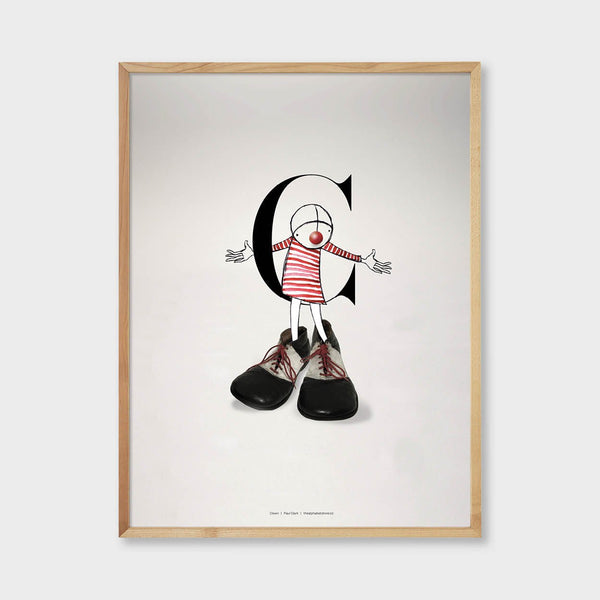  Circus Collection C is for Clown Artist Paul Clark The alphabet store 