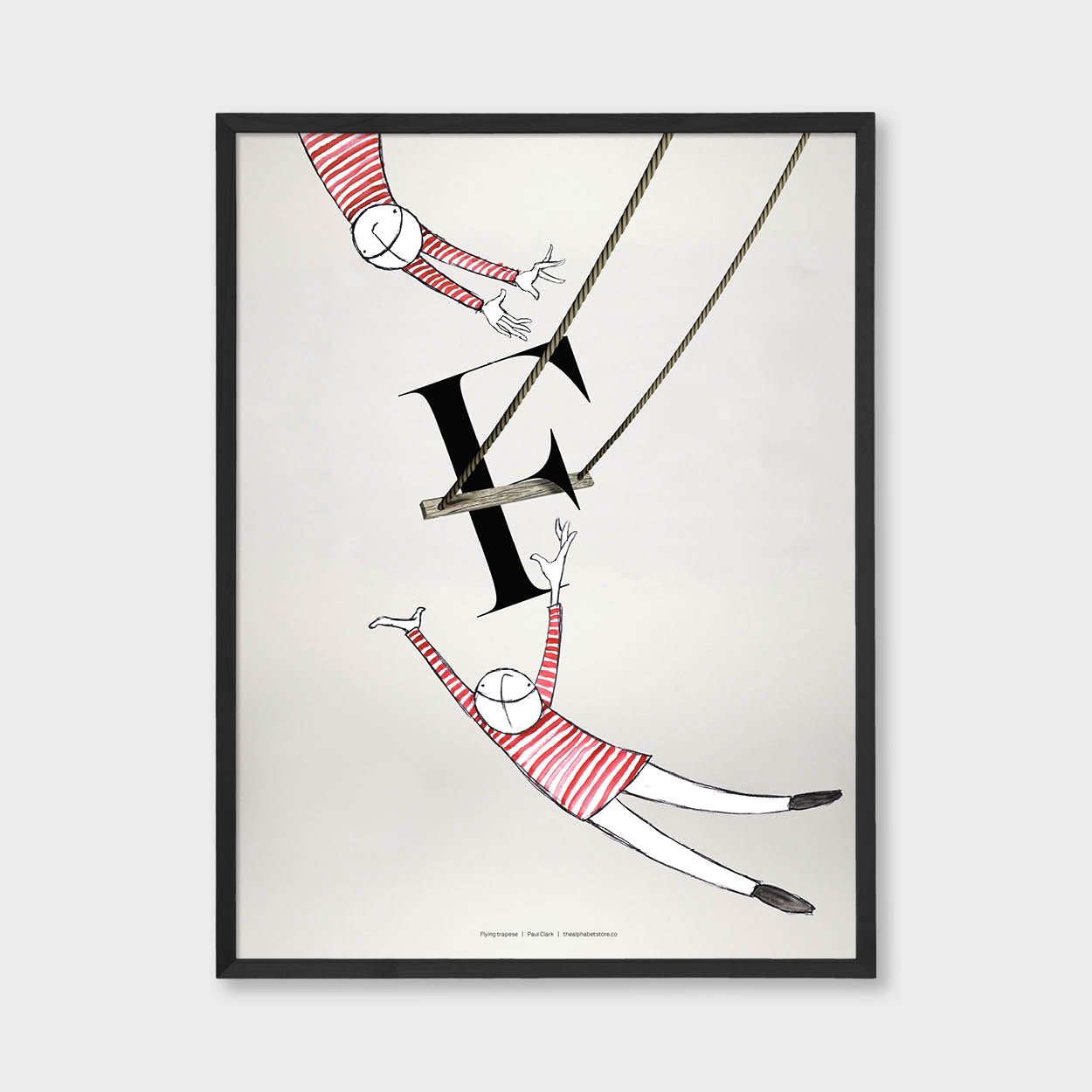  Circus Collection F is for Flying trapeze Artist Paul Clark The alphabet store 