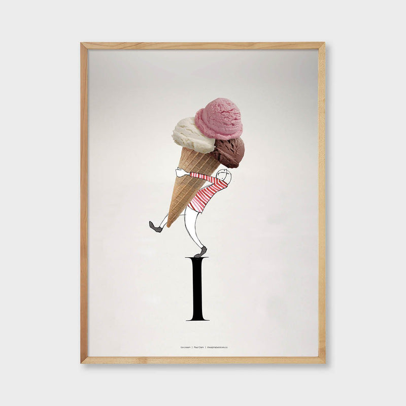  Circus Collection I is for Ice cream Artist Paul Clark The alphabet store 