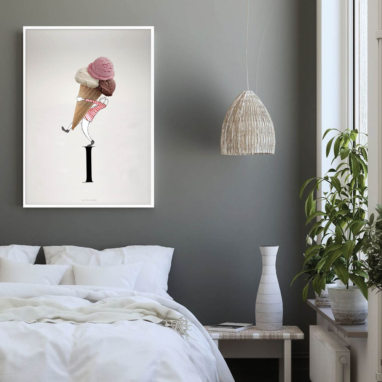  Circus Collection I is for Ice cream modern bedroom lofty inspo