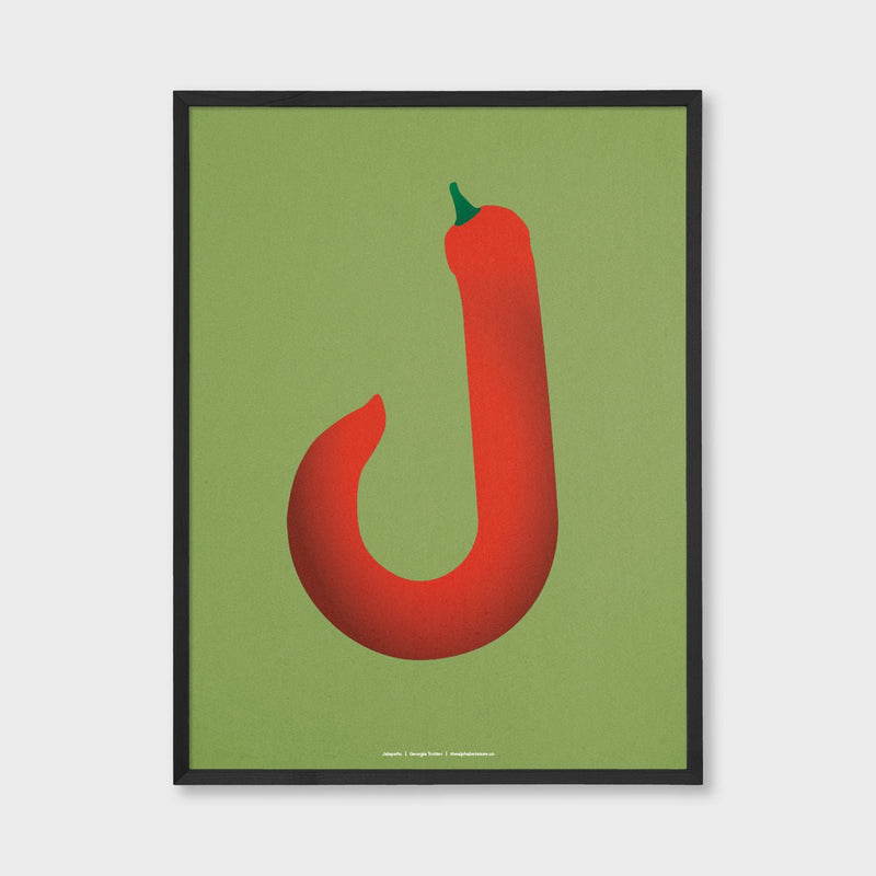  Extruded Food Collection Jalapeño Artist Georgia Trotter The alphabet store 