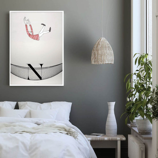 modern nordic style clean bedroom decor