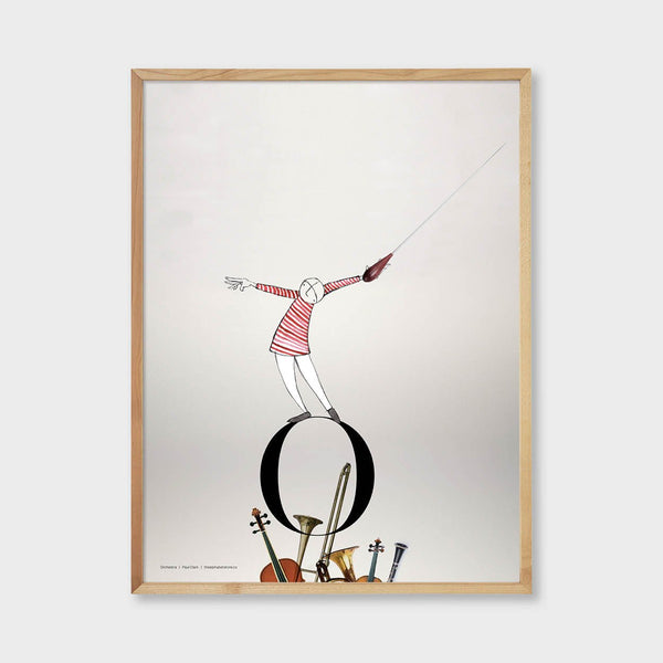  Circus Collection O is for Orchestra Artist Paul Clark The alphabet store 