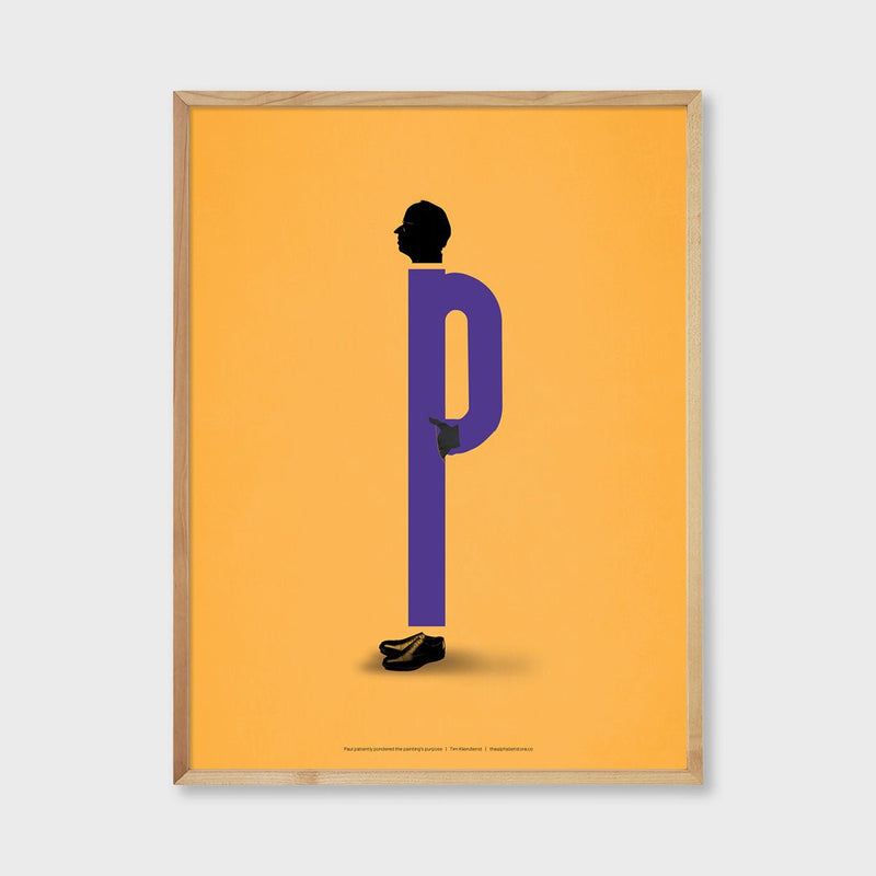 Letter P Poster