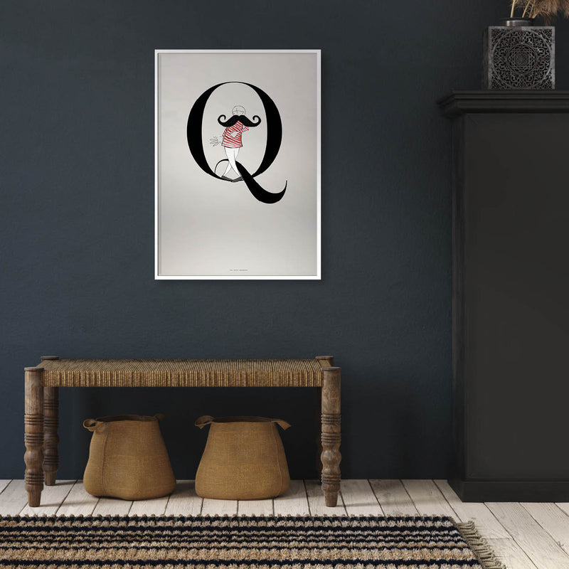quirky design for hallway wall art