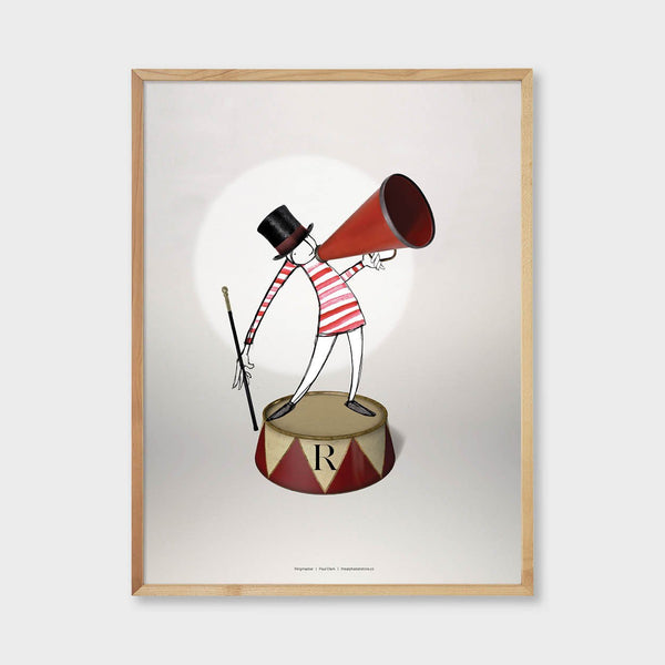 Circus Collection R is for Ringmaster Artist Paul Clark The alphabet store 