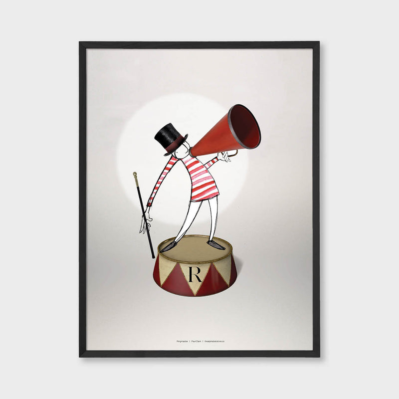  Circus Collection R is for Ringmaster Artist Paul Clark The alphabet store 