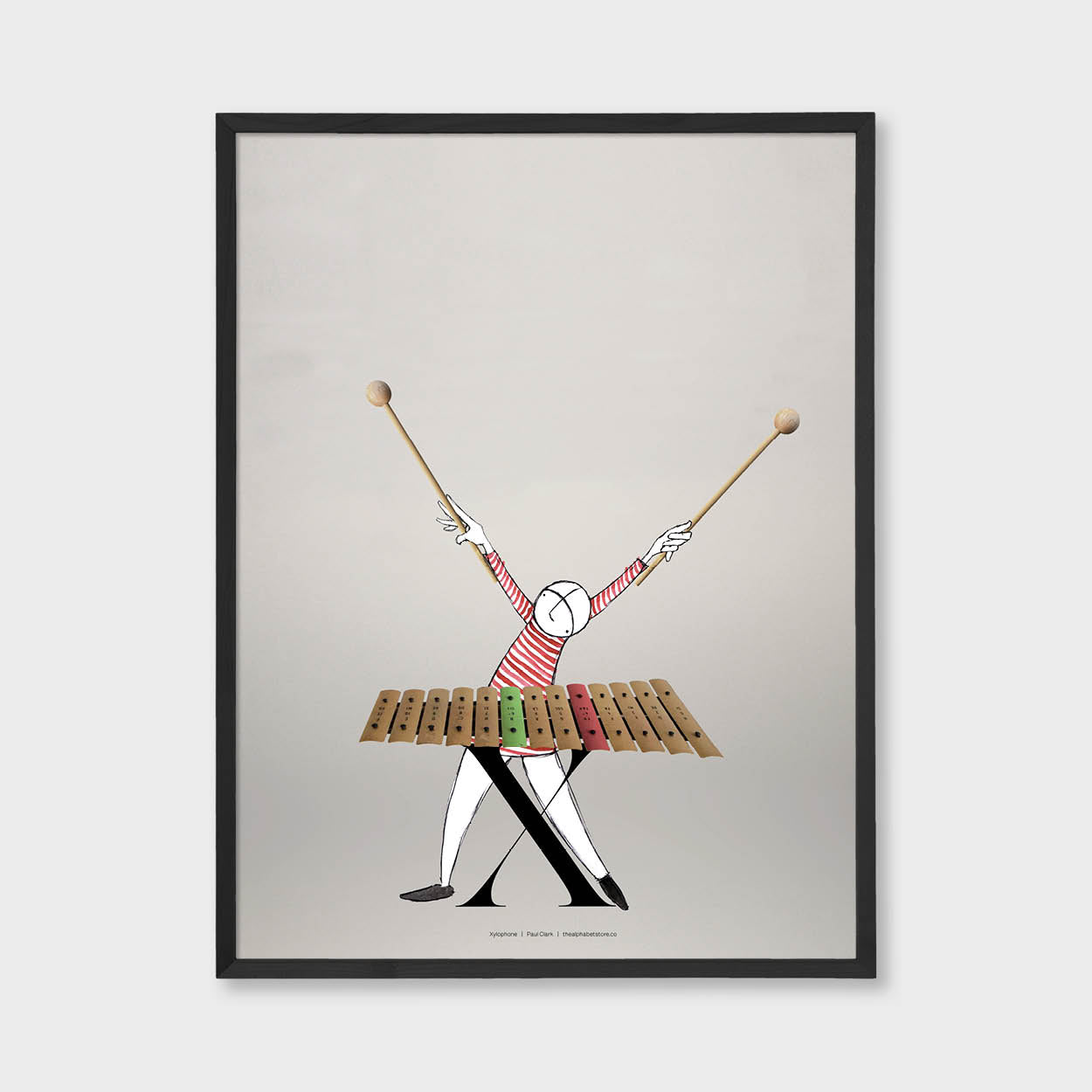  Circus Collection X is for Xylophone Artist Paul Clark The alphabet store 